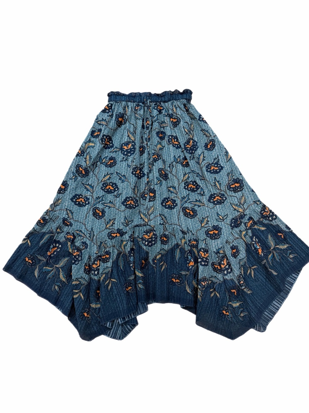 Ulla Johnson Alice asymmetric cotton-blend midi skirt - Size 2 - Picture 4 of 9